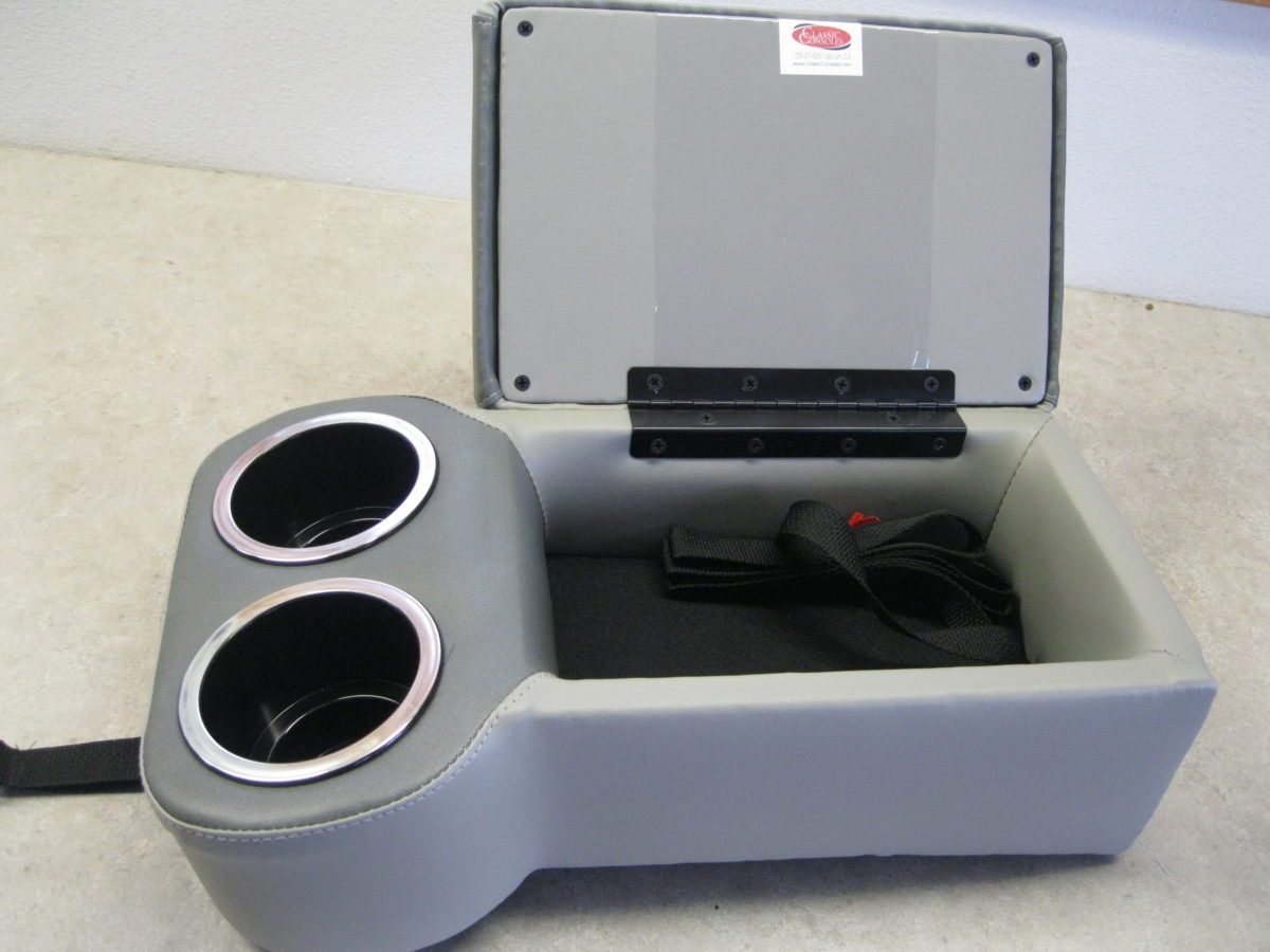 1955 1956 1957 Bench Seat ConsoleCup Holder, TwoTone Graphite