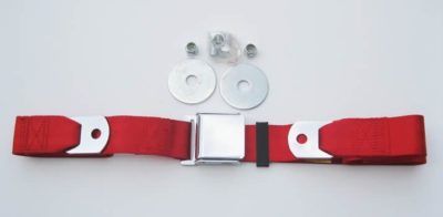 1955 1956 1957 Seat Belt, Front, Red, Each Person