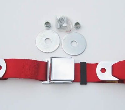 1955 1956 1957 Seat Belt, Front, Red, Each Person