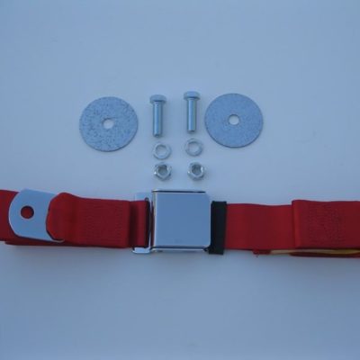 1955 1956 1957 Seat Belt, Rear, Red, Each Person