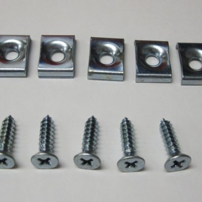 1957 Cowl Weatherstrip Clips and Screws